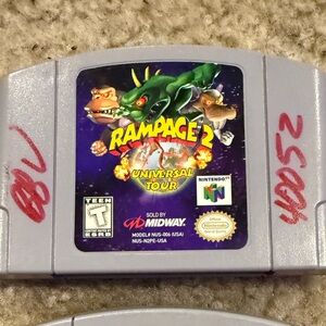 Nintendo N64 game - Rampage 2